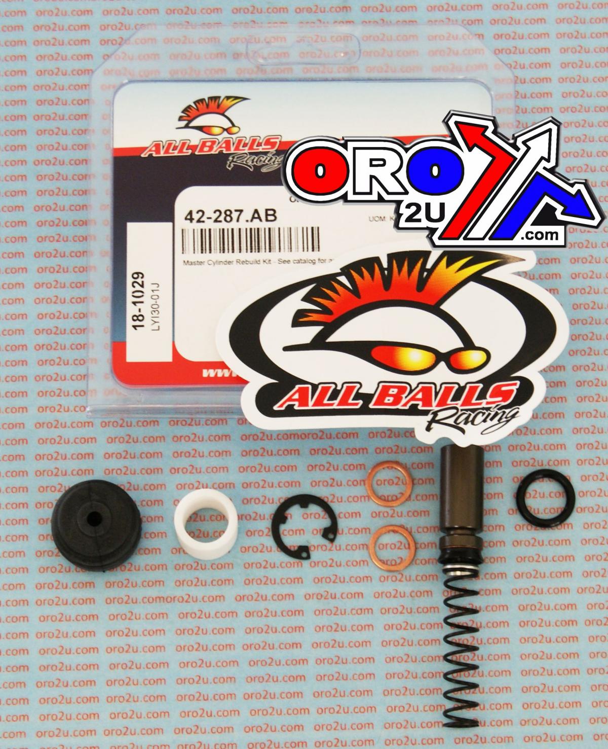 BRAKE MASTER CYL REBUILD KIT ALLBALLS, ALLBALLS 18-1029 HUSABERG/HUSKY/KTM 94-22 REAR thumbnail 2