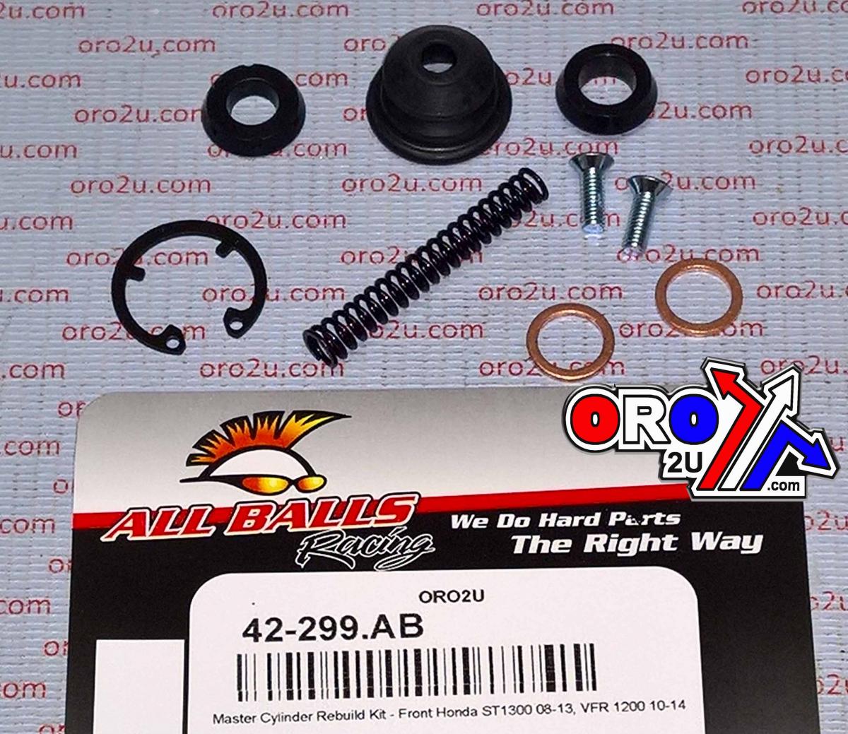 BRAKE MASTER CYL REBUILD KIT ALLBALLS, ALLBALLS 18-1066 HONDA ST1300/VFR1200 ROAD FRONT thumbnail 2