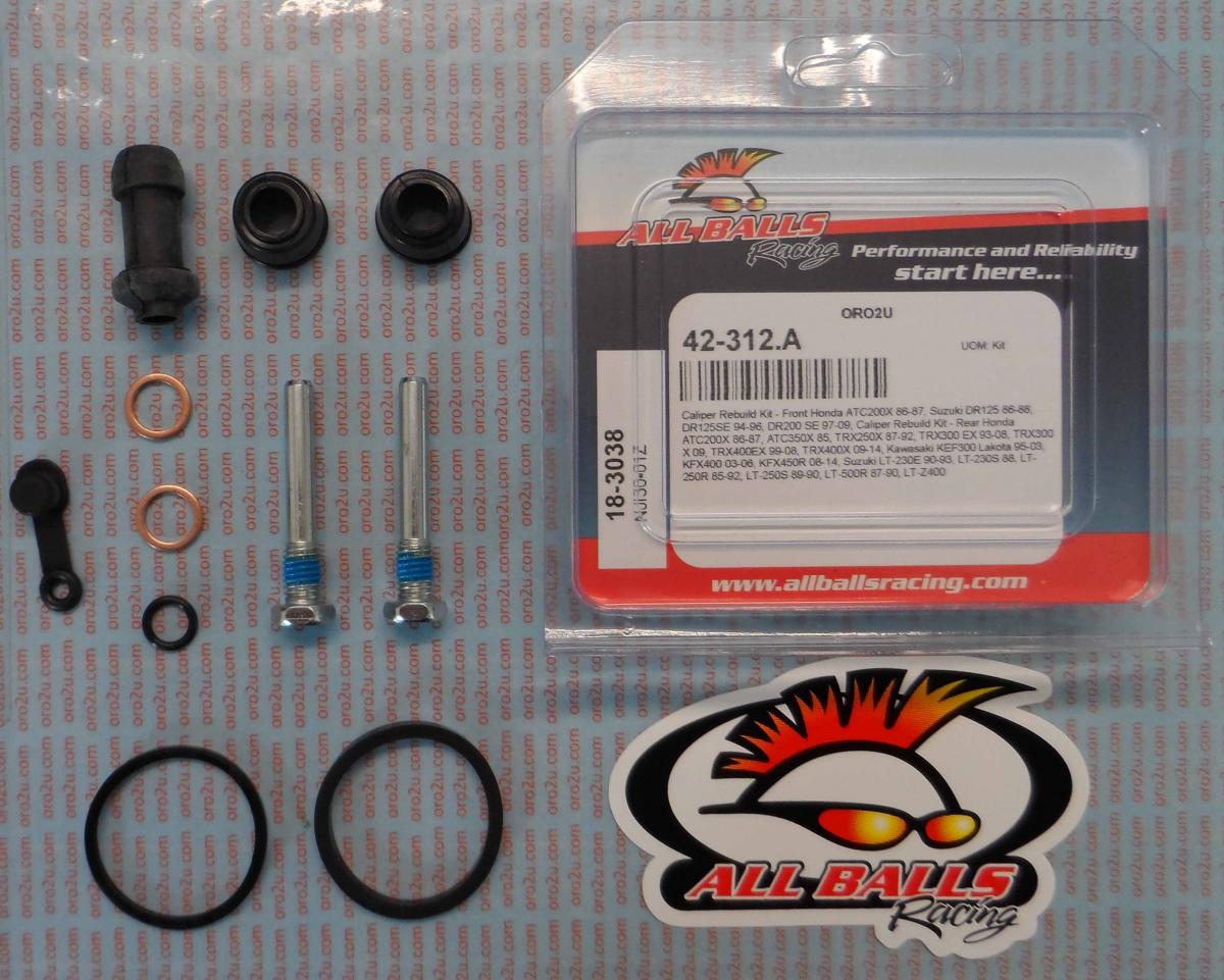 BRAKE CALIPER REBUILD KIT ALLBALLS, ALLBALLS 18-3038 HON/SUZ FRONT-HON/KAW/SUZ/YAM REAR thumbnail 2