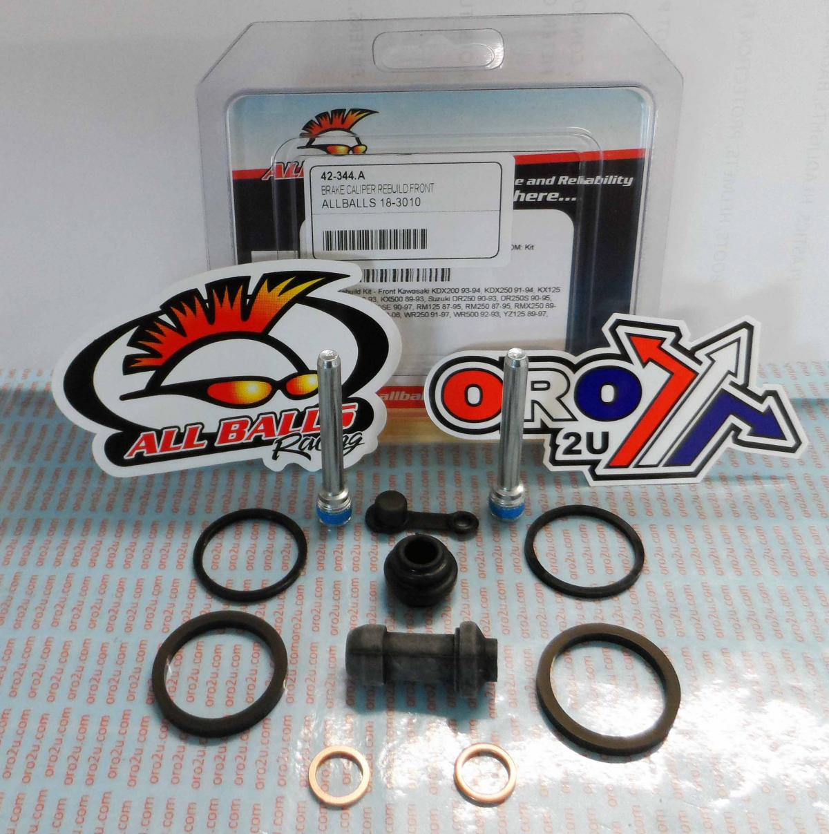BRAKE CALIPER REBUILD KIT ALLBALLS, ALLBALLS 18-3010 HON/KAW/SUZ/YAM FRONT/CAN-AM REAR thumbnail 2