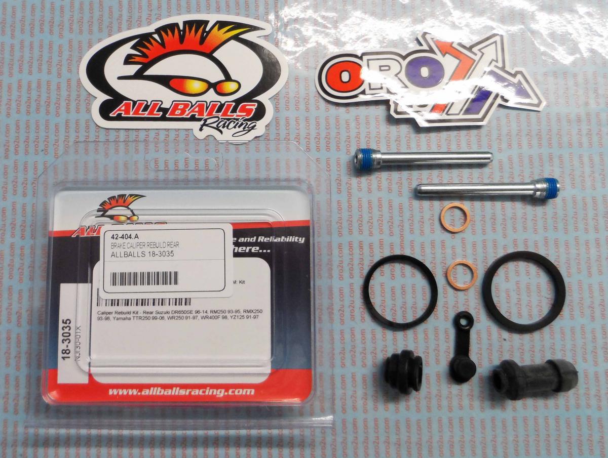 BRAKE CALIPER REBUILD KIT ALLBALLS, ALLBALLS 18-3035 SUZ/YAM 91-20 REAR thumbnail 2