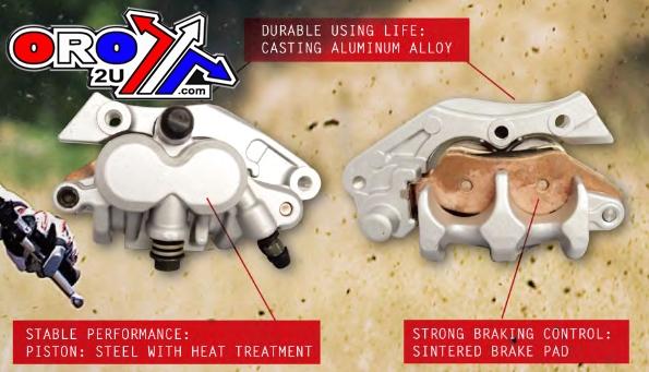BRAKE CALIPER FRONT HONDA CR125R CRF150F XR650R 45150-KZ4-J21 DBCMH1F thumbnail 2
