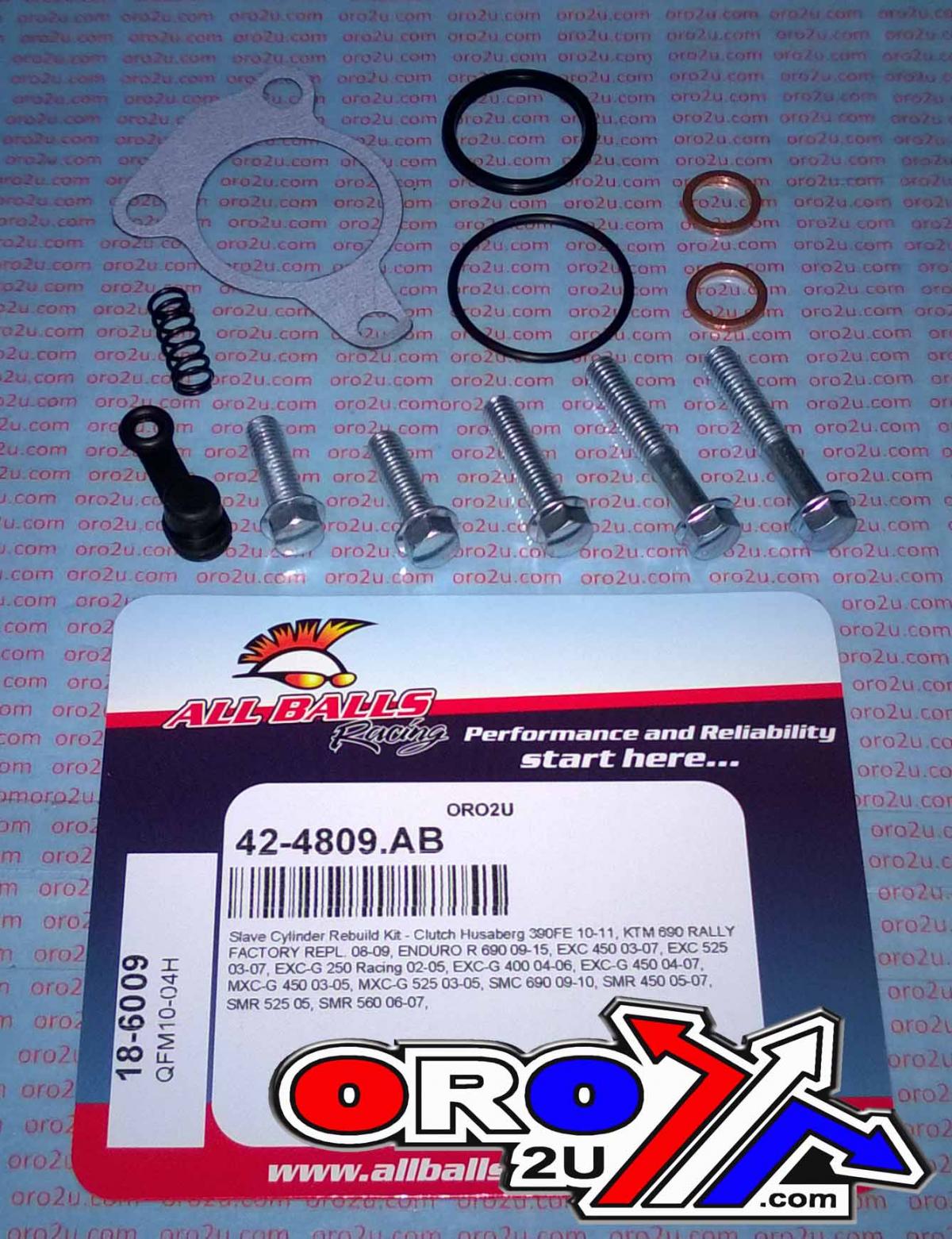 CLUTCH SLAVE CYL REBUILD KIT ALLBALLS, ALLBALLS 18-6009 KTM/HUSABERG/POLARIS OUYLAW thumbnail 2