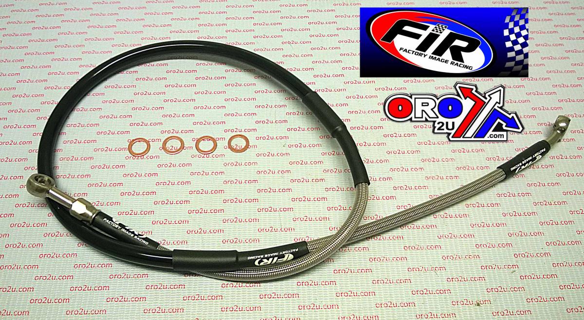 HOSE FRONT BRAKE SILVER / BLK KTM SX65 2002-2005 thumbnail 2