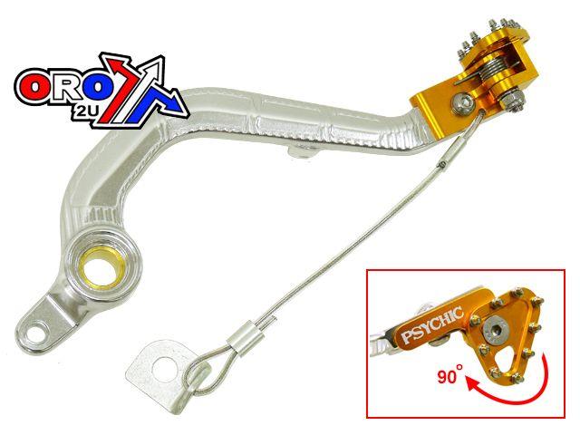 BRAKE PEDAL LEVER REAR 02-12 SUZUKI RM85 43100-03B10 MX-08818 thumbnail 2