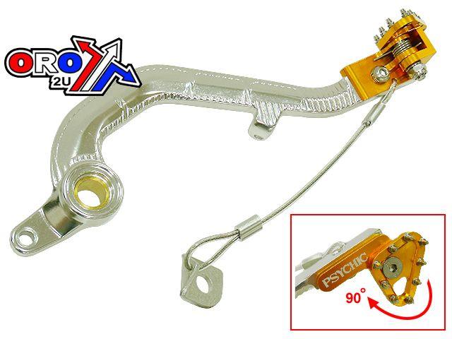 BRAKE PEDAL LEVER REAR RM125, 43100-36F20 MX-08819 SUZ 01-08 thumbnail 2