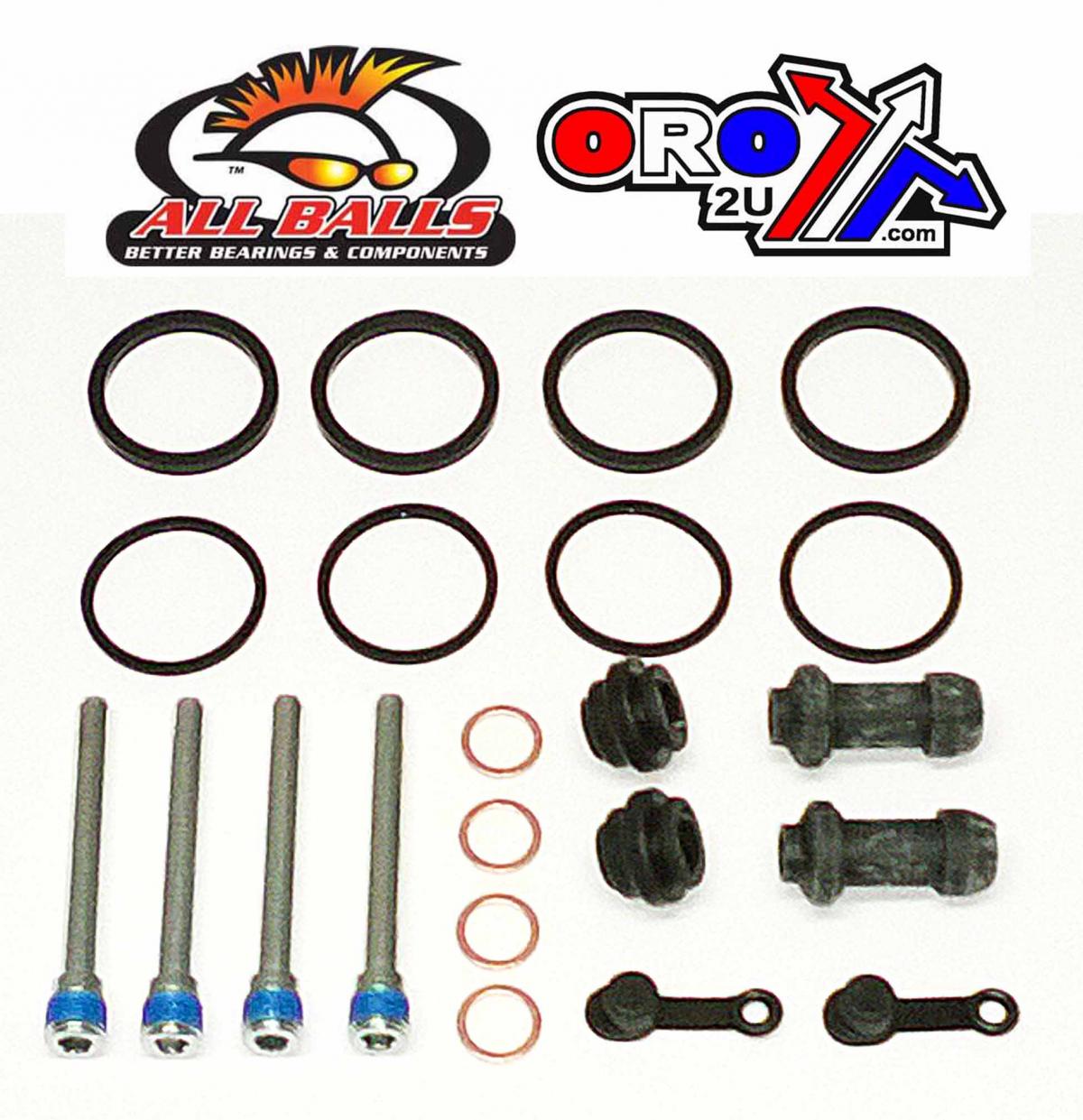BRAKE CALIPER REBUILD KIT ALLBALLS, ALLBALLS 18-3069 HON CBR600/VFR400/XR750 FRONT thumbnail 2