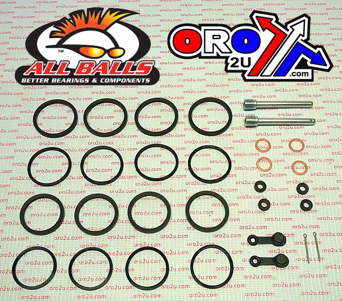 BRAKE CALIPER REBUILD KIT ALLBALLS, ALLBALLS 18-3117 SUZ GSXR600-1100 88-93 FRONT thumbnail 2