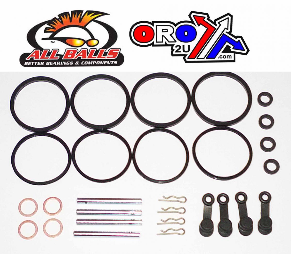 BRAKE CALIPER REBUILD KIT ALLBALLS, ALLBALLS 18-3121 SUZ GSX1100F 1993 FRONT thumbnail 2