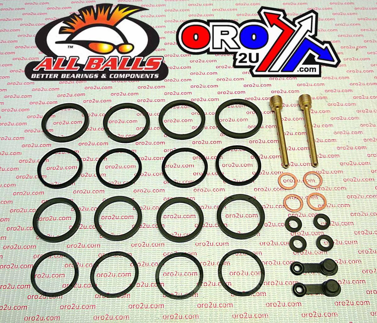 BRAKE CALIPER REBUILD KIT ALLBALLS, ALLBALLS 18-3124 KAW KLZ/VN/SUZ/GSF/GSX/SV FRONT thumbnail 2
