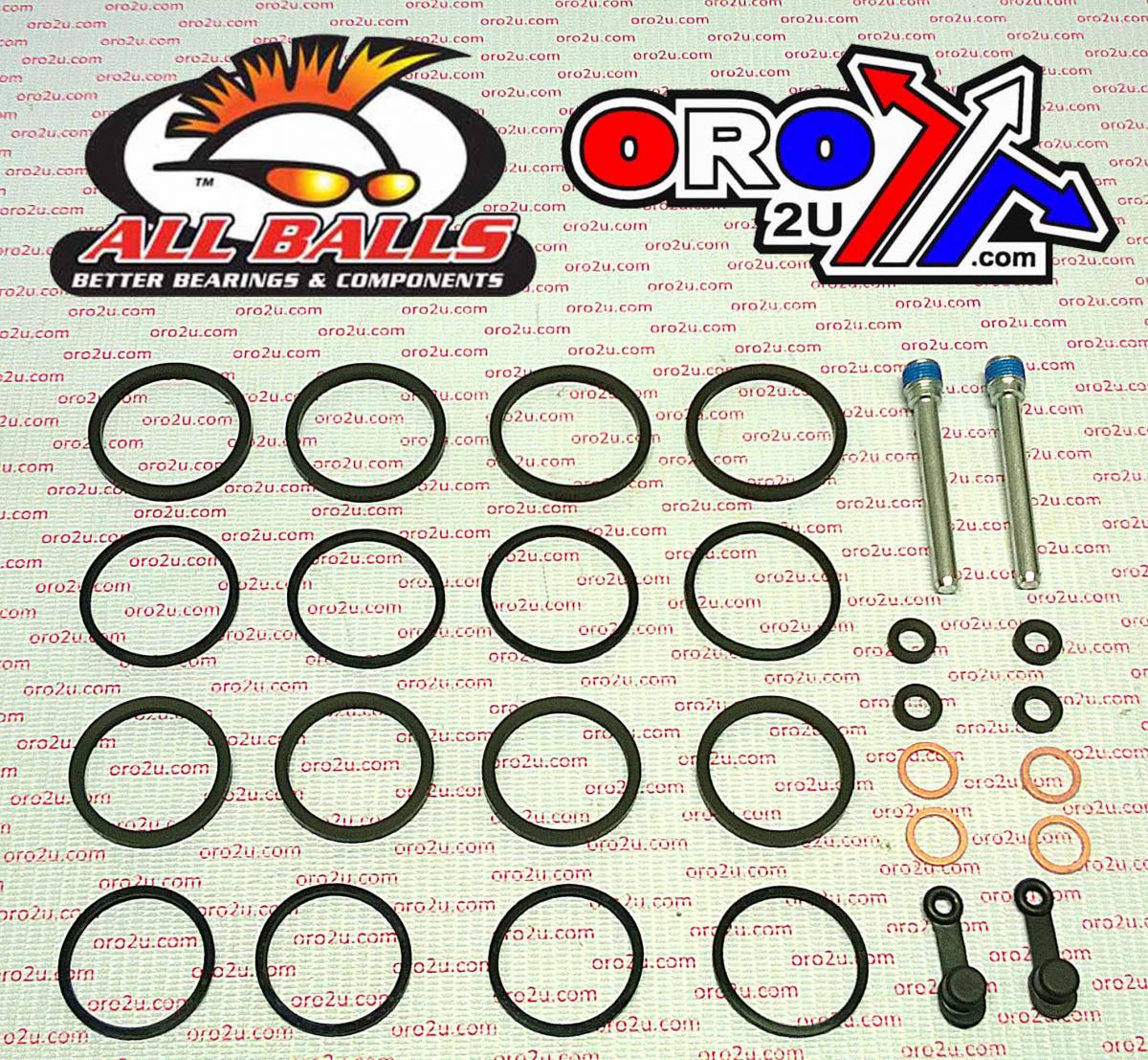 BRAKE CALIPER REBUILD KIT ALLBALLS, ALLBALLS 18-3141 SUZ GSX-R600 02-03 FRONT thumbnail 2