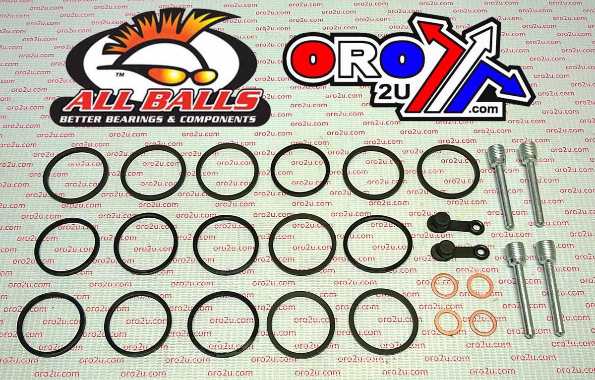 BRAKE CALIPER REBUILD KIT ALLBALLS, ALLBALLS 18-3158 KAW ZX600 13-22 FRONT thumbnail 2