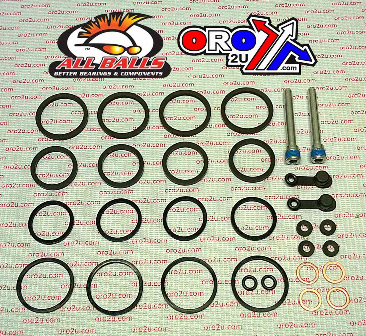 BRAKE CALIPER REBUILD KIT ALLBALLS, ALLBALLS 18-3180 HON VFR400 90-91 FRONT thumbnail 2