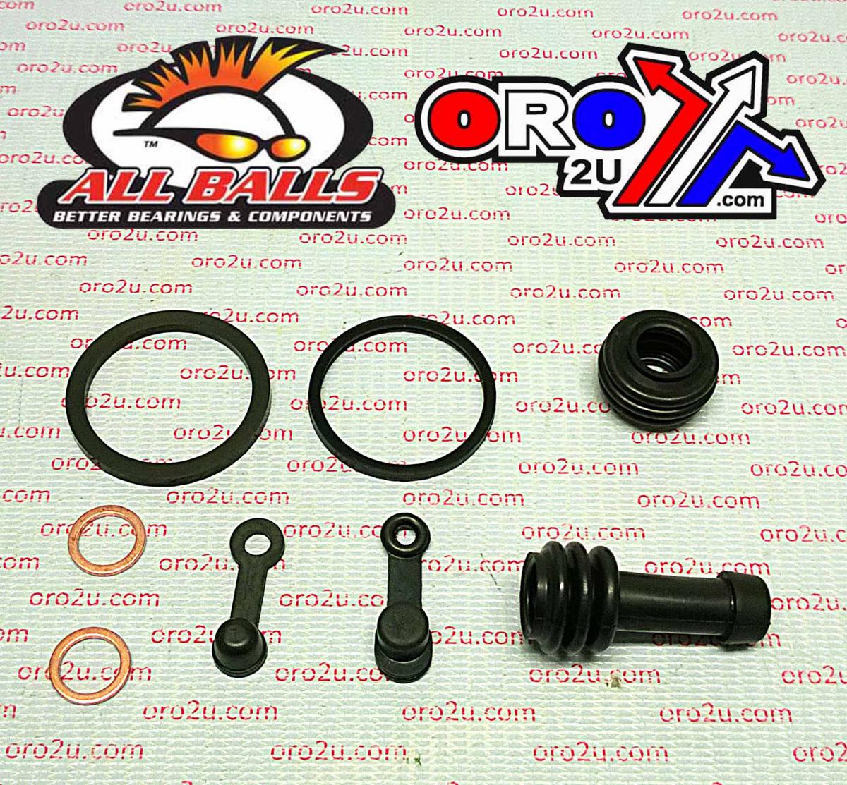 BRAKE CALIPER REBUILD KIT ALLBALLS, ALLBALLS 18-3185 POLARIS ATV 00-22 FRONT AND REAR thumbnail 2