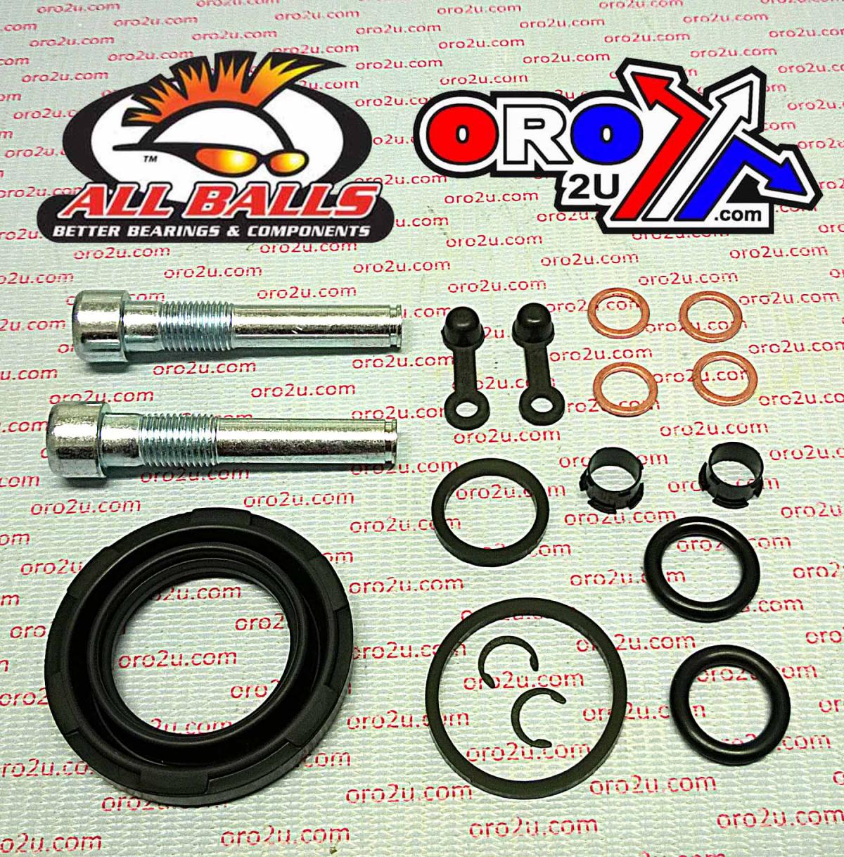 BRAKE CALIPER REBUILD KIT ALLBALLS, ALLBALLS 18-3188 POLARIS ATV 01-19 REAR thumbnail 2