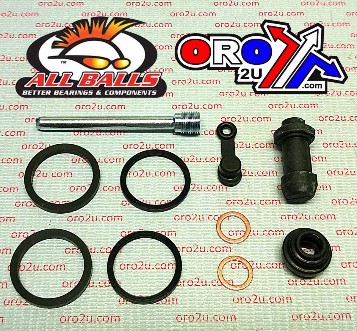 BRAKE CALIPER REBUILD KIT ALLBALLS, ALLBALLS 18-3247 HON GL1500 99-01 REAR thumbnail 2