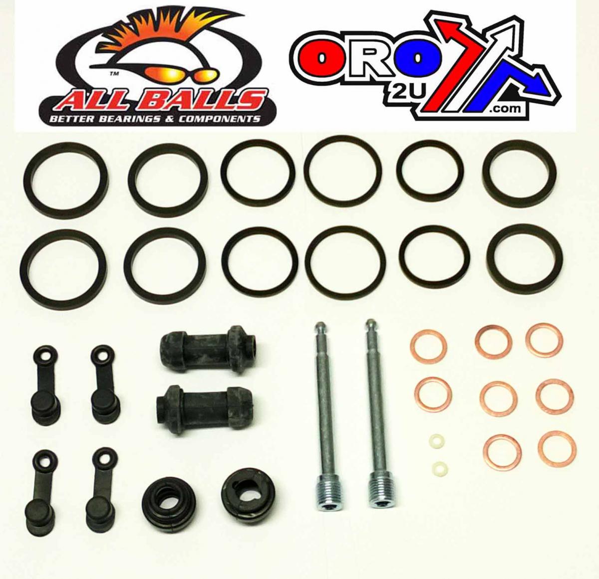 BRAKE CALIPER REBUILD KIT ALLBALLS, ALLBALLS 18-3260 HON XL1000 99-06 FRONT thumbnail 2