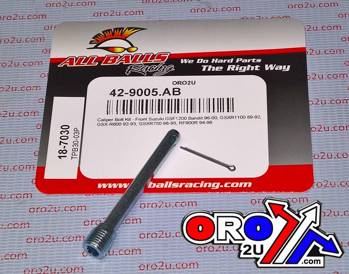ALLBALLS BRAKE PAD BOLT KIT, ALLBALLS 18-7030 6x63.70MM SUZ ROAD FRONT thumbnail 4