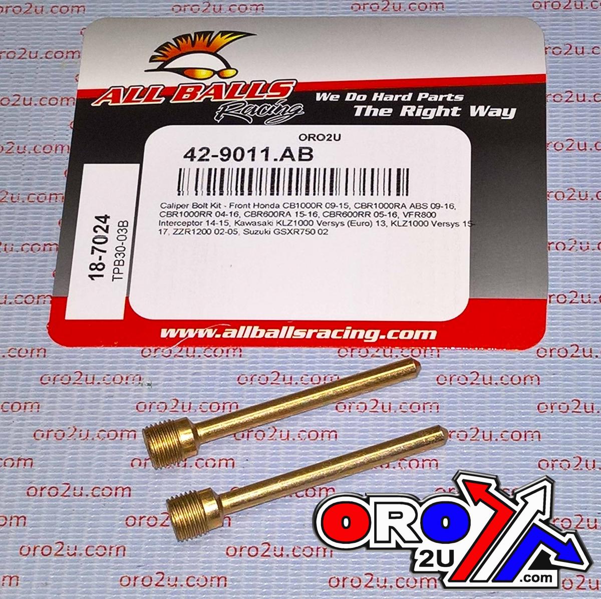 ALLBALLS BRAKE PAD BOLT KIT, ALLBALLS 18-7024 4.5x62MM HON/KAW ROAD FRONT thumbnail 7