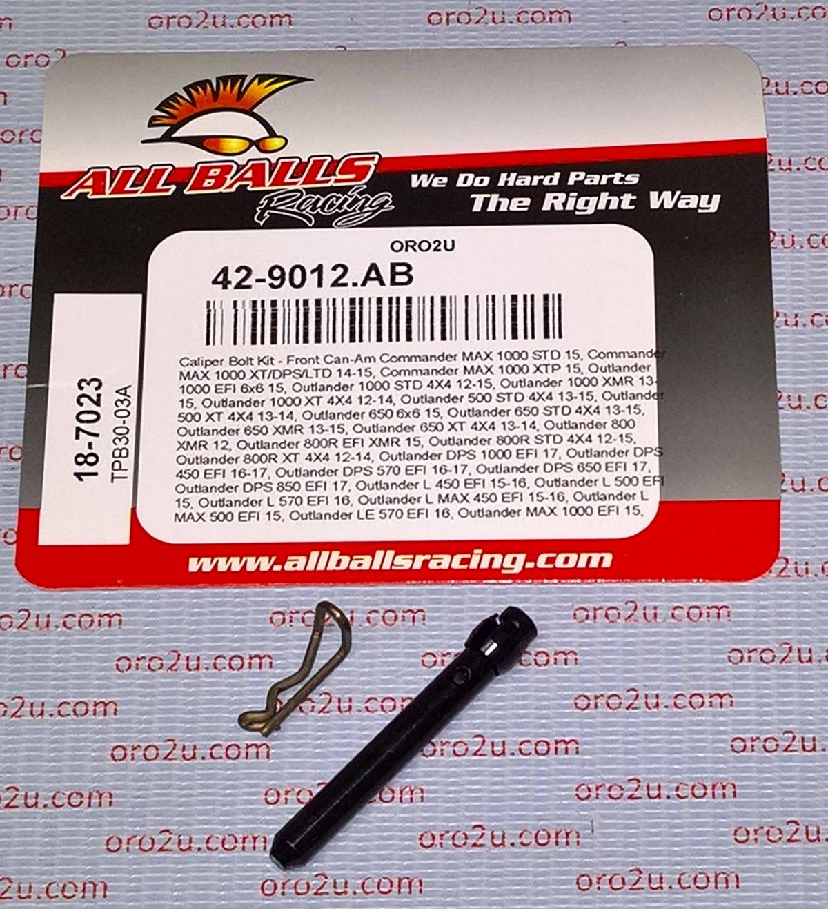 ALLBALLS BRAKE PAD BOLT KIT, ALLBALLS 18-7023 6.0x50MM CAN-AM ATV FRONT AND REAR thumbnail 5
