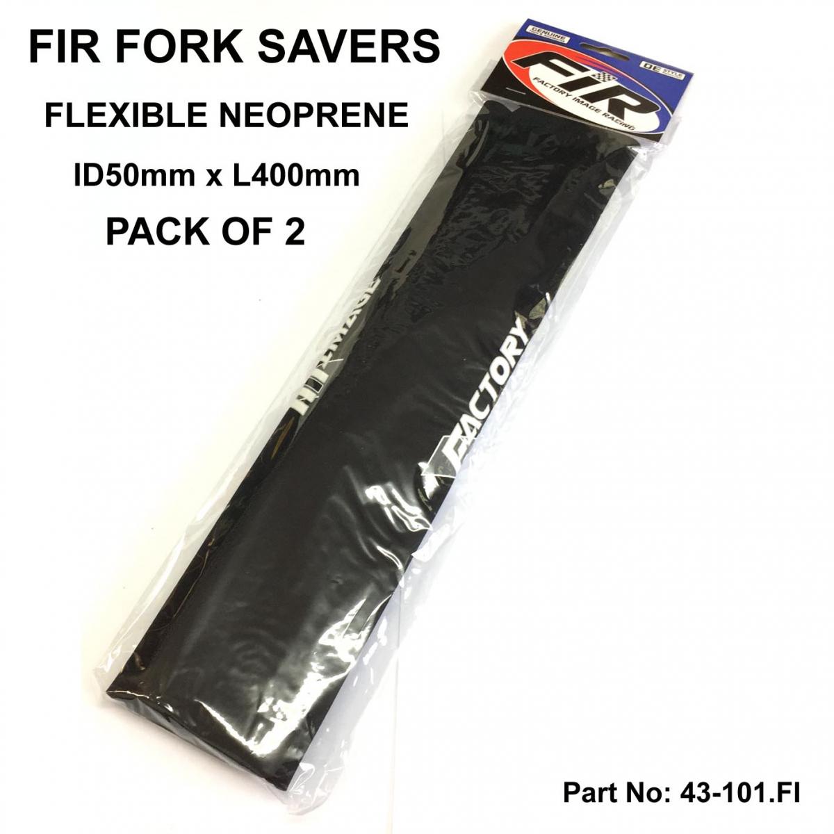 BLACK FORK SAVERS FACTORY 50mm, NEOPRENE FORK SEAL thumbnail 5