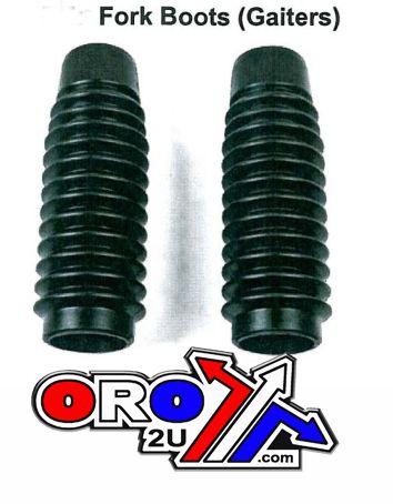 185mm FORK BOOT SET BLACK, 51611-300-000 HONDA CB 70-76, KS16-3013 thumbnail 2