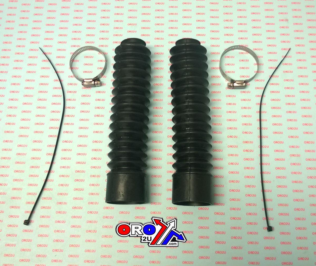 250mm FORK BOOT SET BLACK image 1