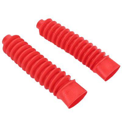250mm FORK BOOT SET RED image 1