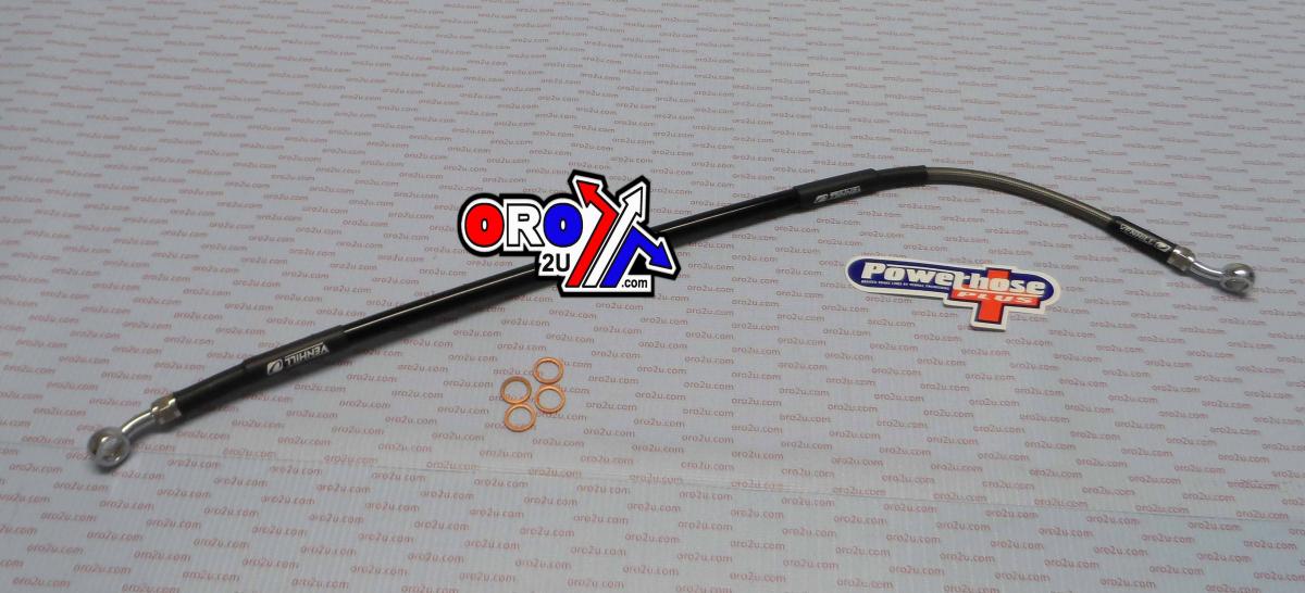 HOSE REAR BRAKE SILVER / BLK, VENHILL H05-2-004/P, HUSABERG 450 550 650 2004-06 thumbnail 2