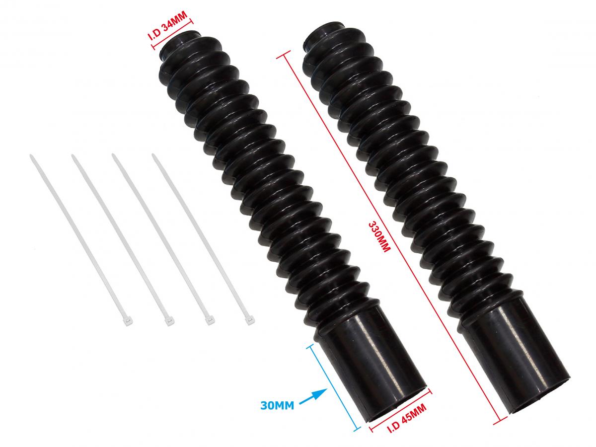 300mm FORK GAITERS BLACK thumbnail 6