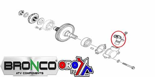 SPEED SENSOR ARCTIC CAT, BRONCO AT-01527 KYMCO, 3313-172, 31350-LDB5-E0A thumbnail 2