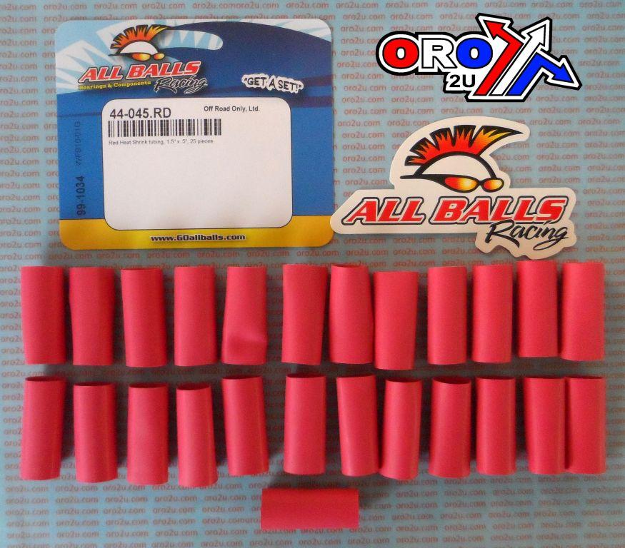 RED HEAT SHRINK PK/25, ALLBALLS 99-1034 thumbnail 2