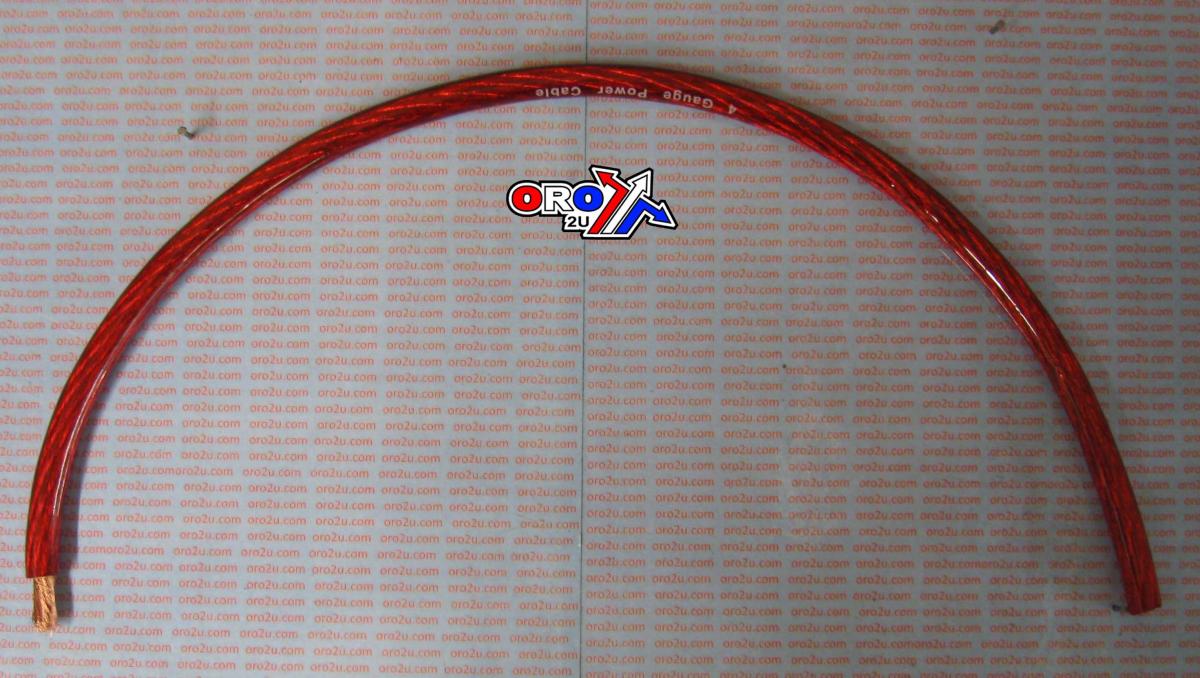 10mm RED CABLE 500mm EACH, 25mm2 / 170AMPS thumbnail 2