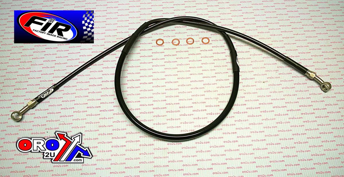HOSE FRONT BRAKE BLACK/BLK KX KXF RM RMZ RMX 250 450 thumbnail 2