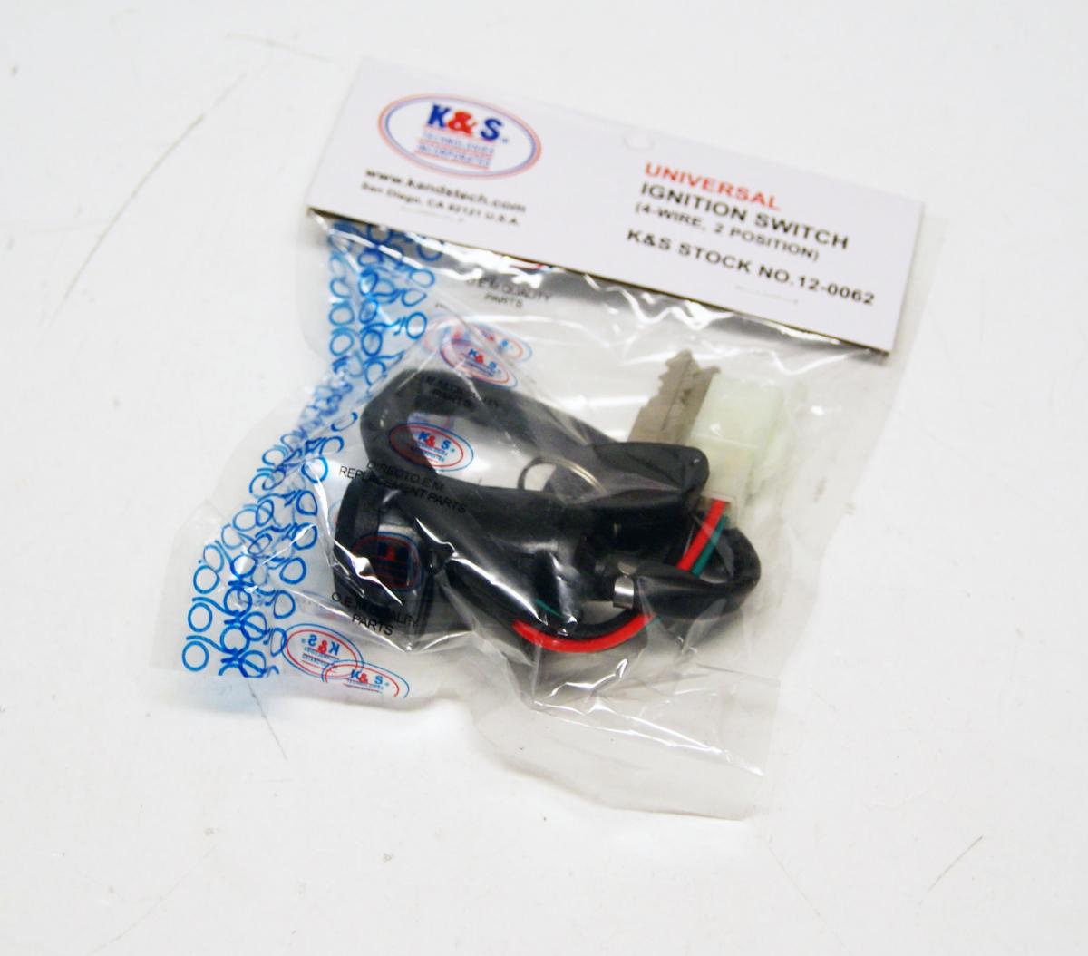 SWITCH IGNITION UNIVERSAL K&S 12-0062 thumbnail 3