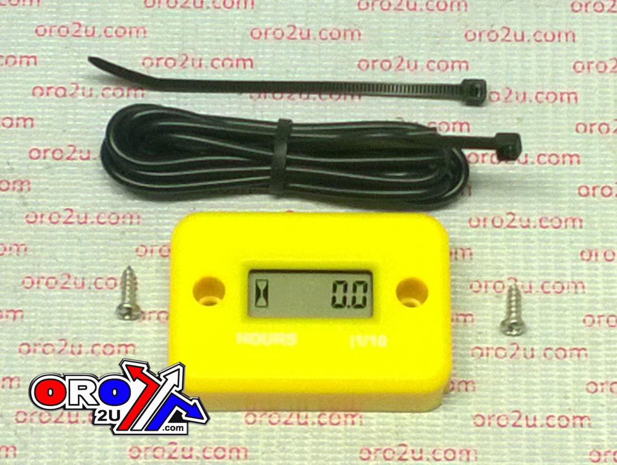 HOUR METER SERVICE REMINDER, YELLOW thumbnail 2