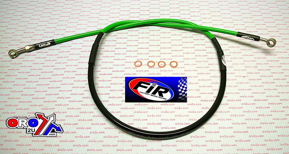 HOSE FRONT BRAKE GREEN/GRN, KX KXF RM RMZ RMX 250 450 thumbnail 3