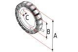 STATOR MAGNETO NX, 31120-MN9-025, 31120-MW2-781, DZE2896, ROAD DIRT thumbnail 3
