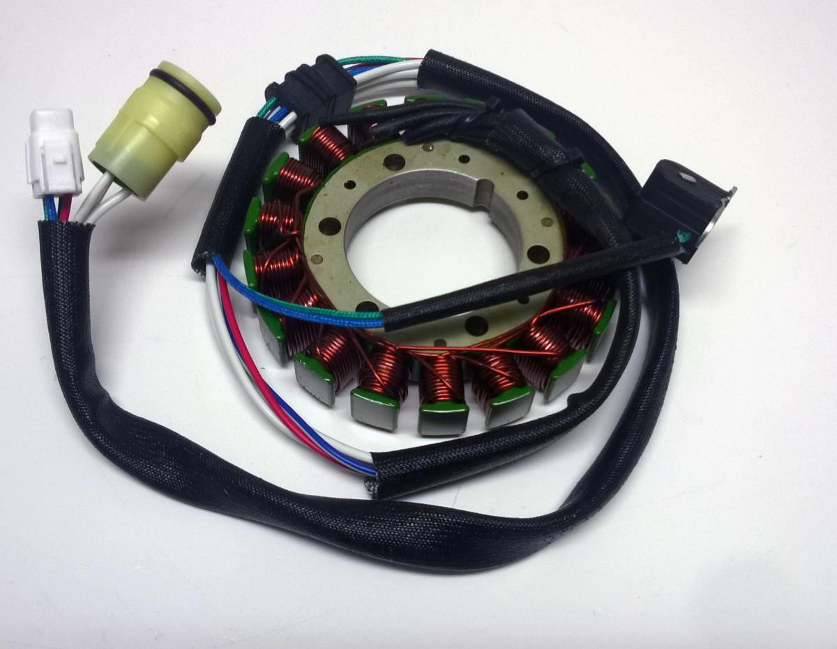 MAGNETO STATOR 00-13 YAMAHA BIG BEAR RAPTOR WARRIOR 350 400 BRONCO 44-0973 5NF-81410-00-00 thumbnail 3