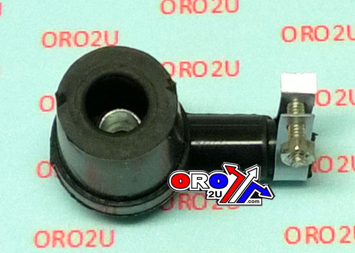 SPARK PLUG CAP SILICONE BLACK 90 ANGLED DESIGN thumbnail 3