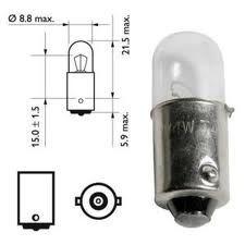 BULB 6V 3W 2-PIN BA9S EACH P641 6V 3W BA9S thumbnail 2