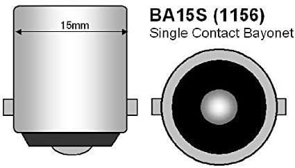 LED LIGHT BULB 12V WHITE BA15S 5-LEDS LED207WT 1157 (PACK OF 2) thumbnail 3