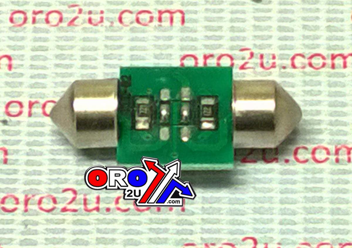 LED LIGHT BULB 12V WHITE 11mm x 30mm thumbnail 2