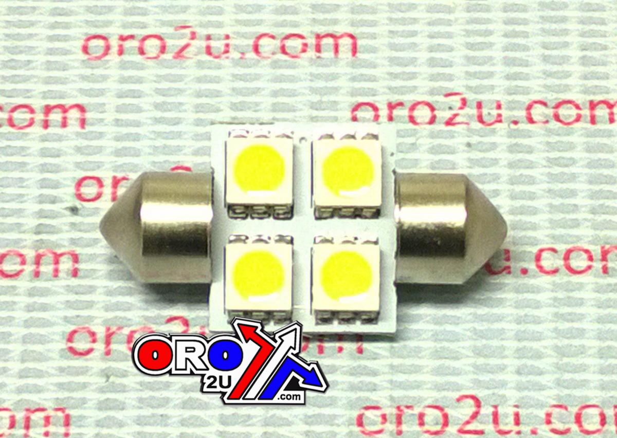 LED LIGHT BULB 12V WHITE 11mm x 30mm thumbnail 3