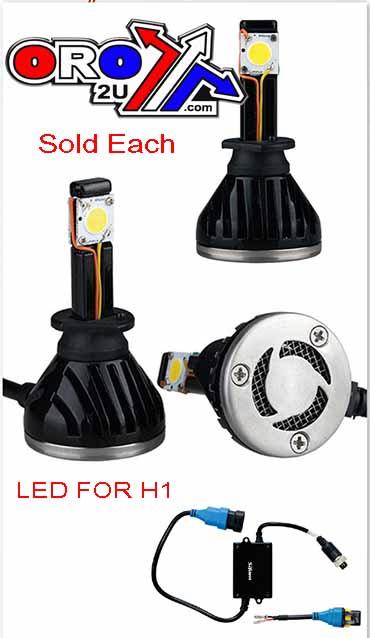 BULB LED H1 12v 24W 1800 Lumens, SOLD EACH, PLA7031 thumbnail 4