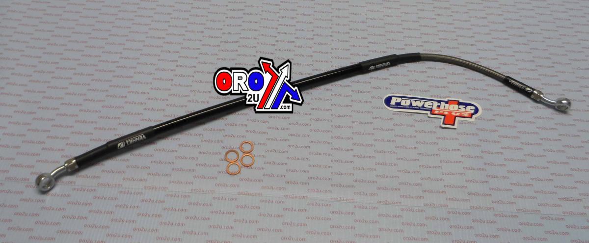 HOSE REAR BRAKE SILVER/BLACK, HONDA CRF X & R 450, VENHILL H02-2-034/P thumbnail 2
