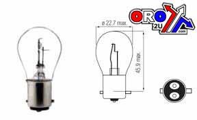 LIGHT BULB 6V 20/20W HEADLIGHT P7117 thumbnail 2