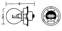 LIGHT BULB 6V 15W MOPED P26S thumbnail 4