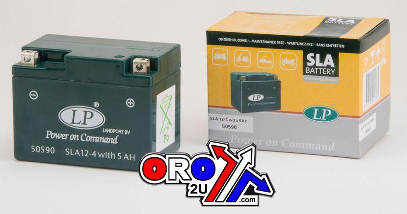 BATTERY SLA12-4S 12V 5Ah SEAL, LANDPORT 50590 MB SLA 12-4S, (SAME AS YTX4L-BS), MS SLA 12-4S thumbnail 2