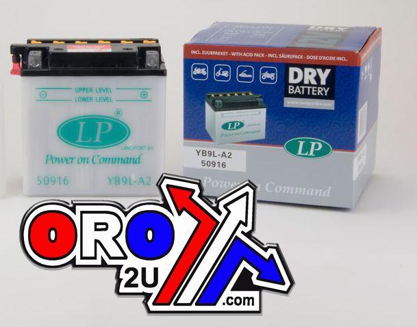BATTERY LB9L-A2 12V 9Ah. DRY, LANDPORT 50916, MB YB9L-A2 thumbnail 2